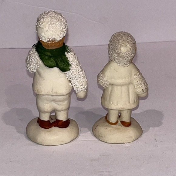 Set of 2 Giftco Christmas Village Victorian Caroler Figurines Children - Picture 4 of 5